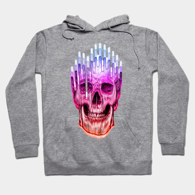 BLURRED DEATH Hoodie by OLIVER HASSELL